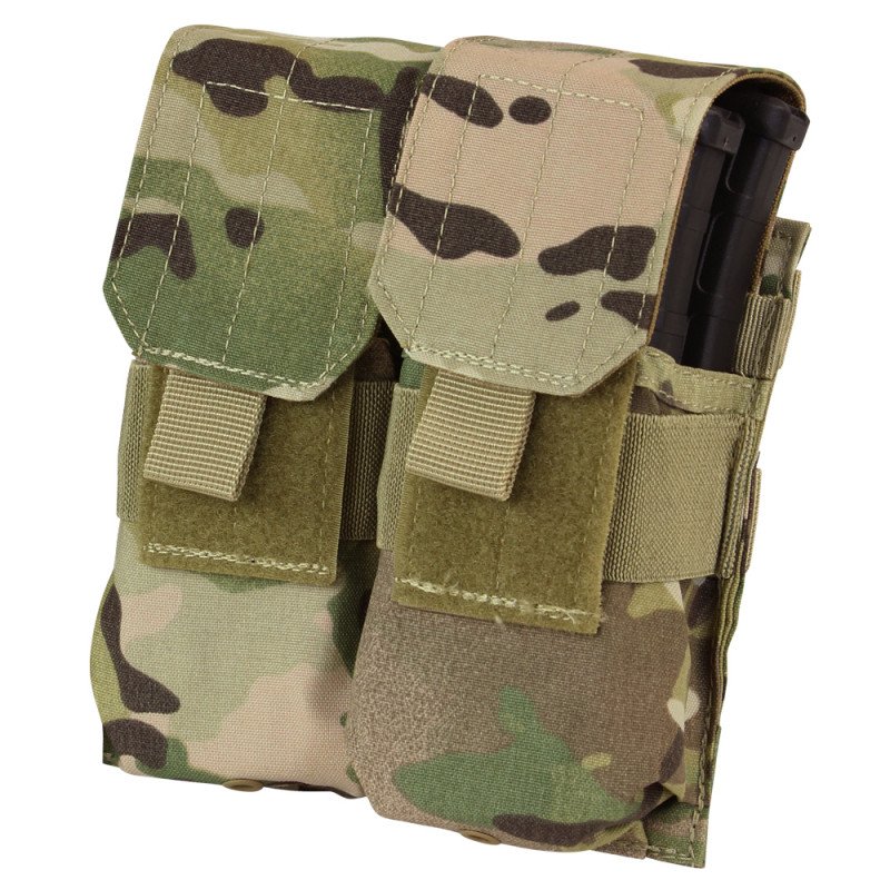 Condor DOUBLE M4 MAG POUCH WITH MULTICAM